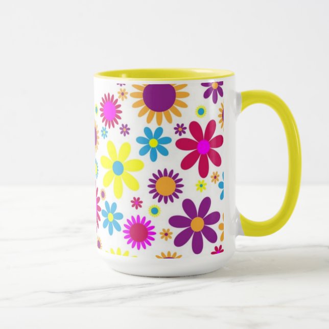 Caneca Flores ditosas (Direita)