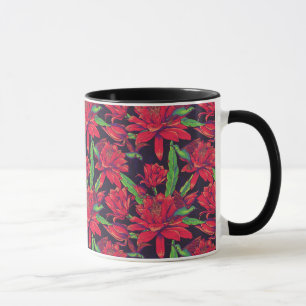 Caneca Flores e colibris