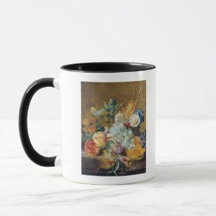Caneca Flores e fruta