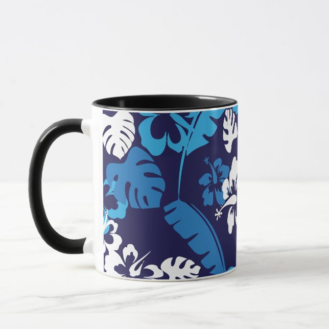 Caneca Flores E Plantas Havaianas (Esquerda)