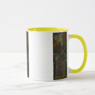 Caneca Flores em um vaso branco