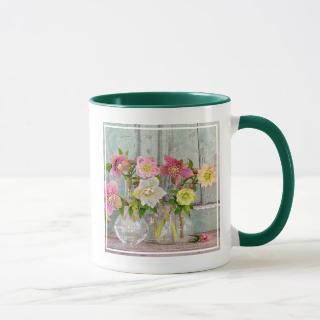 Caneca Flores | Hellebores em Vases (Direita)