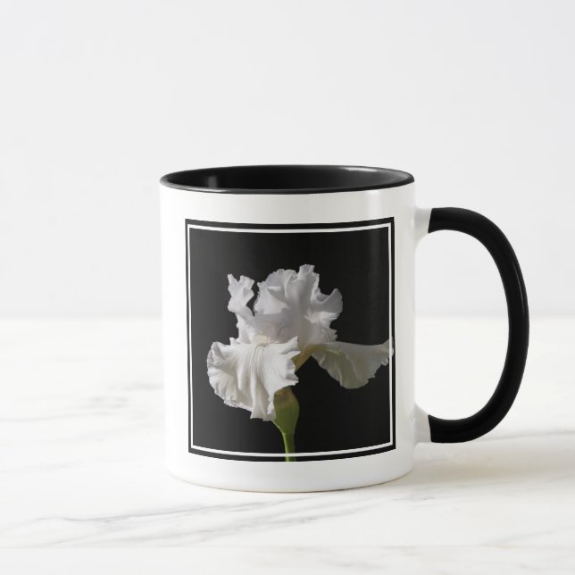 Caneca Flores | Íris branca (Direita)