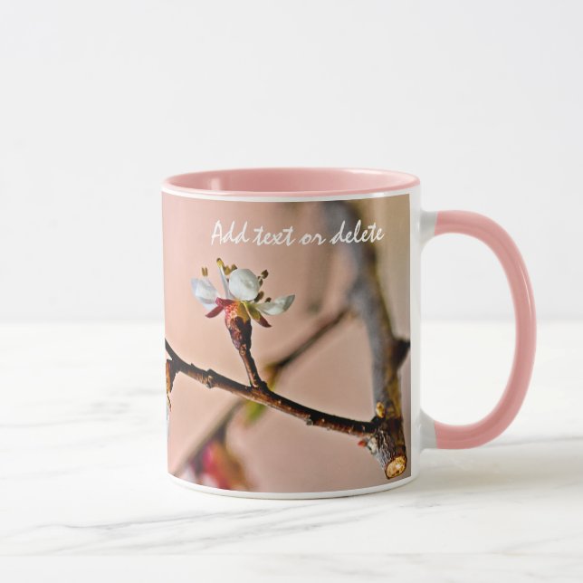 Caneca Flores Japoneses Apricot Blossoms (Direita)
