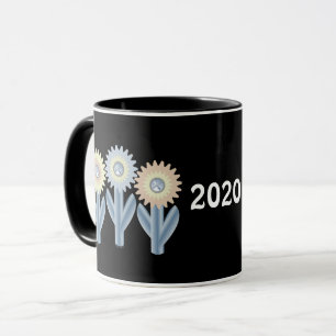 Caneca Flores Mecânicas