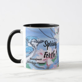 Caneca Flores Modernas '' Primavera Forth' Art