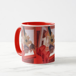 Caneca Flores numa Mesa por Juan Gris, Cubismo Vintage