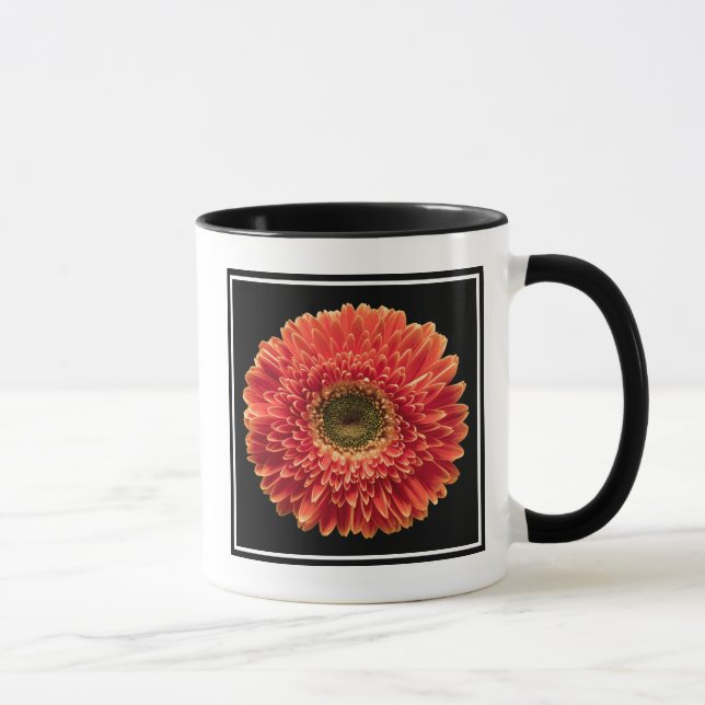 Caneca Flores | Orange Gerbera Daisy (Direita)