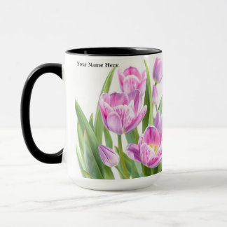 Caneca Flores Personalizadas do Dia Internacional da Mulh