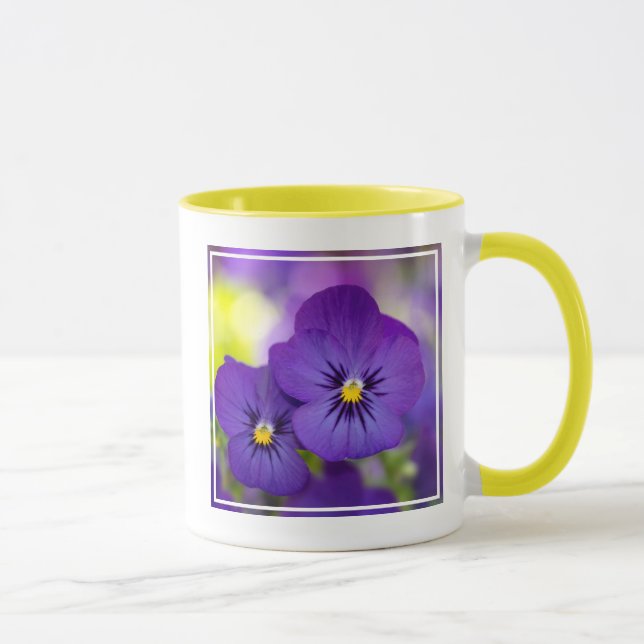 Caneca Flores | Pintas Roxas (Direita)