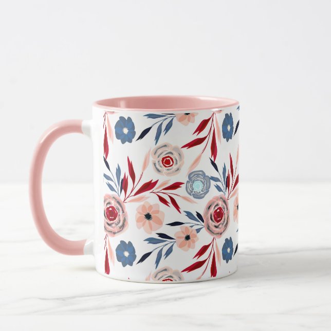 Caneca Flores rosa (Esquerda)