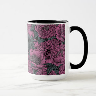Caneca Flores roxas