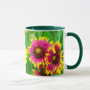 Caneca Flores silvestres da pradaria em Hill Country