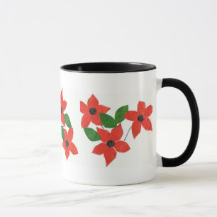 Caneca Flores Vermelhas Coffee Mug - Flor