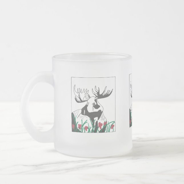 Caneca Floresta Artística Moose (Esquerda)