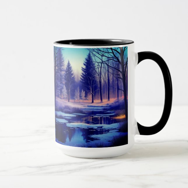 Caneca Floresta de Neve (Direita)
