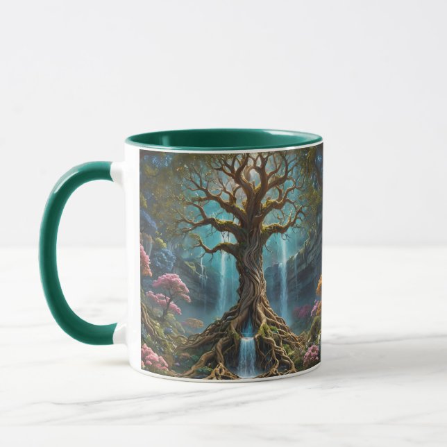 Caneca Floresta em Cerrado de Árvore Fantasy (Esquerda)