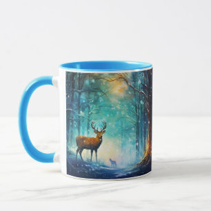 Caneca Floresta Mágica Nevada Arte-82109