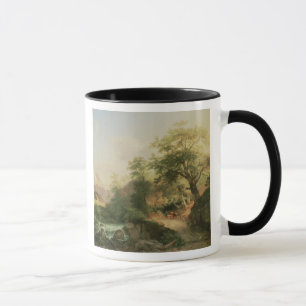 Caneca Floresta perto de Viena, 1852 (óleo em canvas)