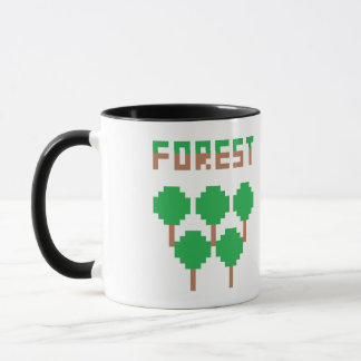 Caneca Floresta Pixelada