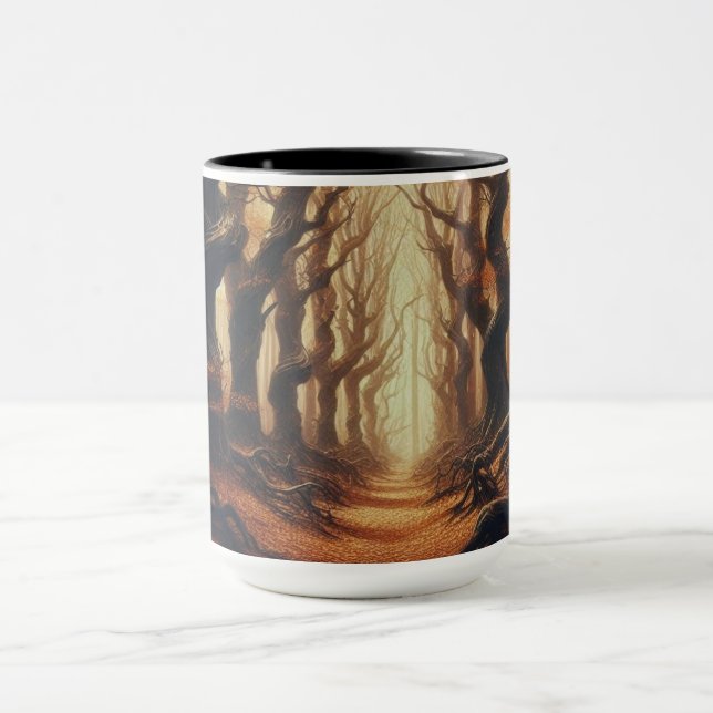 Caneca Florestas de outono gótico (Centro)