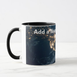 Caneca Flórida Luzes à Noite, Foto ISS da NASA