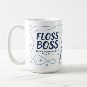 Caneca Floss Boss – Xícara de Café Divertida para