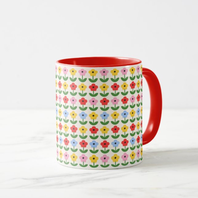 Caneca Flowers (Frente Esquerda)