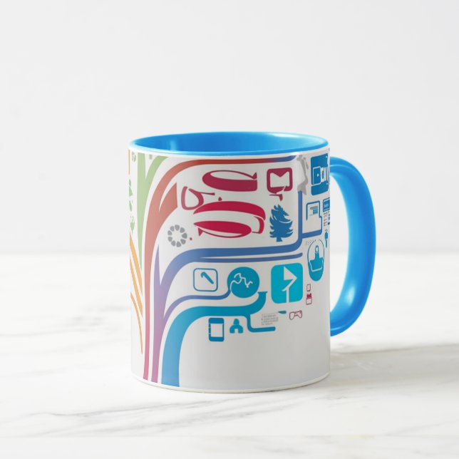 Caneca flowers coffee mug (Frente Esquerda)