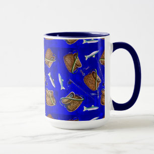 Caneca Fly Fish Vintage Cup