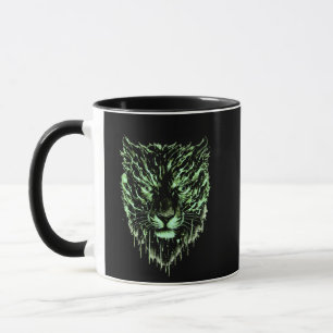 Caneca Foco Felino Elétrico Arte de Energia de Alto Imp