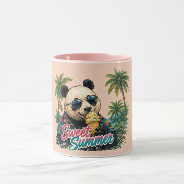 Caneca Fofa de Panda Doce Verão (Centro)