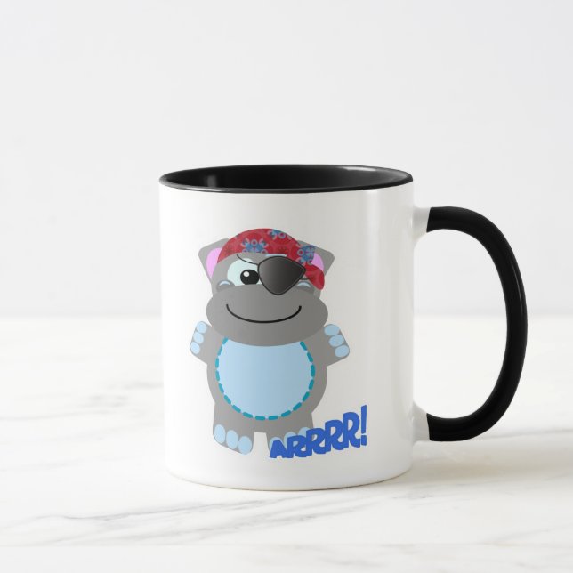 Caneca Fofinho hipopótamo pirata Goofkins (Direita)