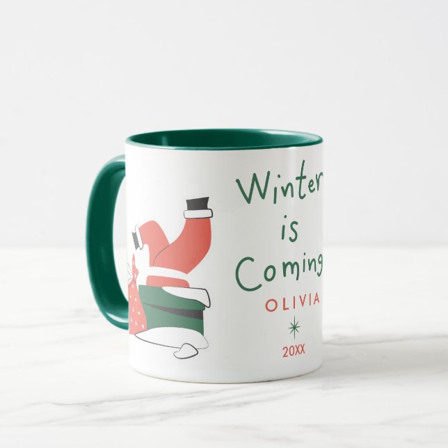 Caneca Fofo de Natal (Frente Esquerda)