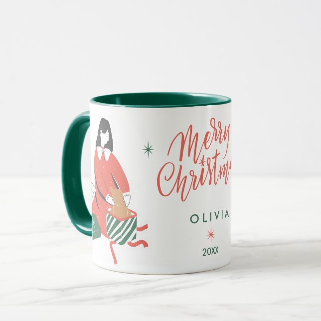 Caneca Fofo de Natal (Frente Esquerda)