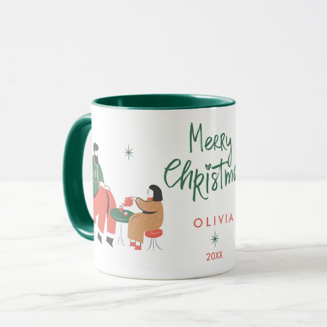 Caneca Fofo de Natal (Frente Esquerda)