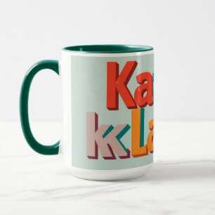 Caneca Fofoca Divertida Kaffeeklatsch e Costume de Café