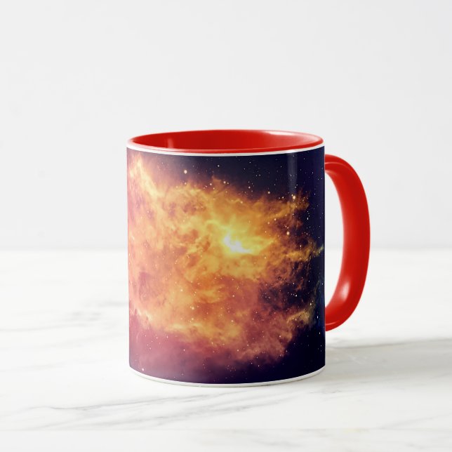 Caneca Fogo Solar Através do Cosmos (Frente Esquerda)