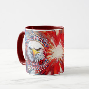 Caneca Fogos de Artifício Águia Vermelha Semiquincentenár