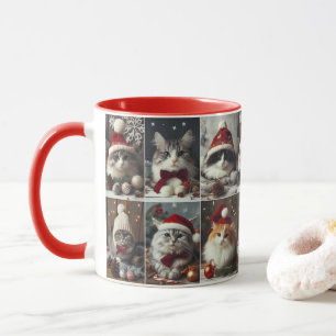 Caneca Foguetes de Natal