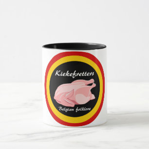 Caneca Folclore belga dos Kiekefretters