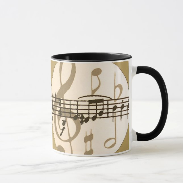 Caneca Folha de músicas (Direita)
