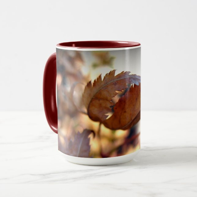 Caneca Folha de Outono (Frente Esquerda)