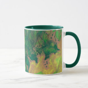 Caneca Folhagem verde