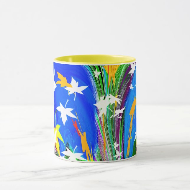 Caneca Folhas (Centro)