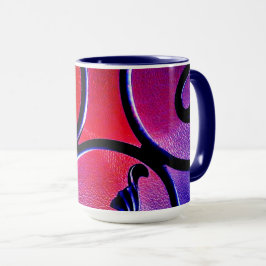 Caneca Folhas Arco-íris