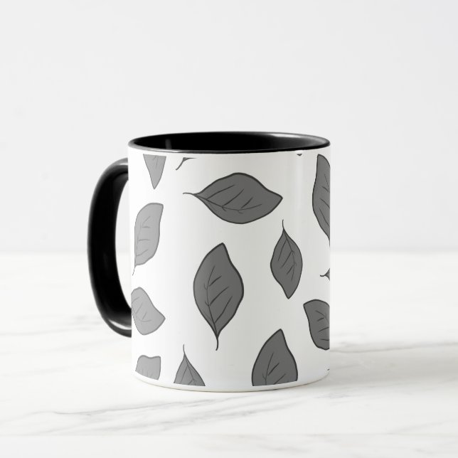 Caneca Folhas de esboços (Frente Esquerda)