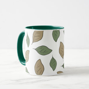 Caneca Folhas de esboços