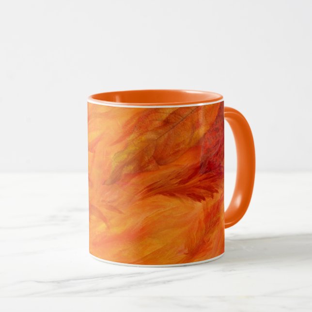 Caneca Folhas de Outono (Frente Esquerda)