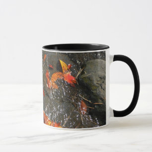 Caneca Folhas de outono em Cágua Fotografia de outono I